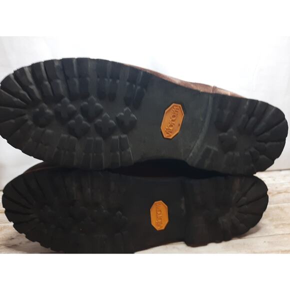 Men Cabela's 4 Sz 10M Brown Leather Ankle Boot Hunting Hiking Outdoors - Picture 16 of 16